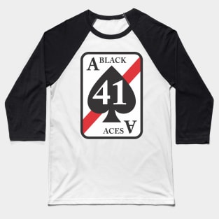 VF-41 Black Aces Squadron Baseball T-Shirt
